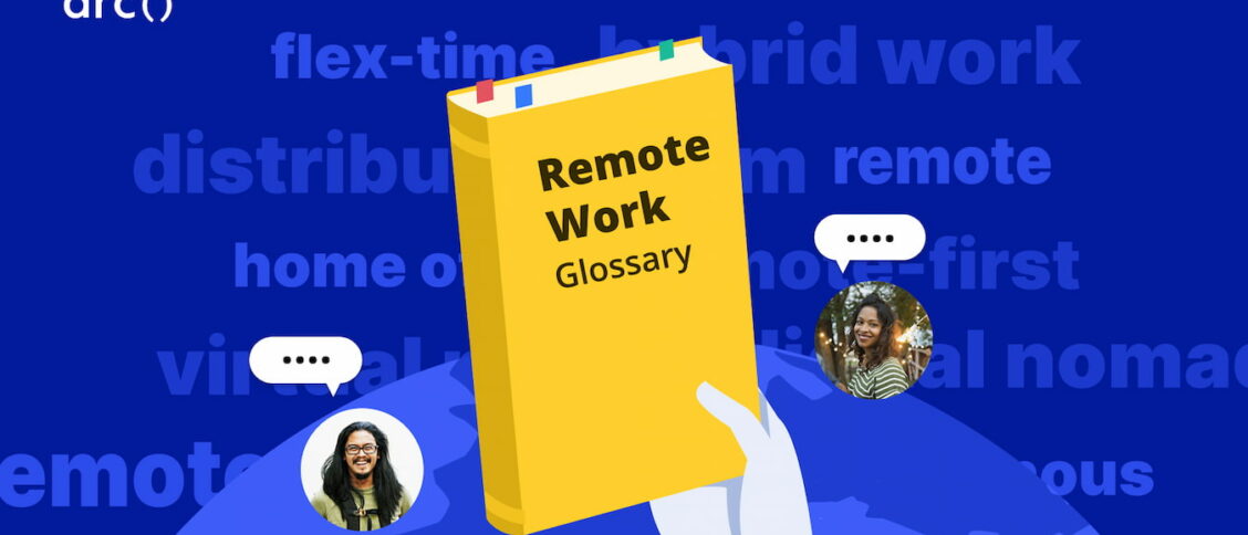 Glossary of Words and Terms Related to Remote Work, Working from Home, virtual work, online work, remote jobs, and stay-at-home careers