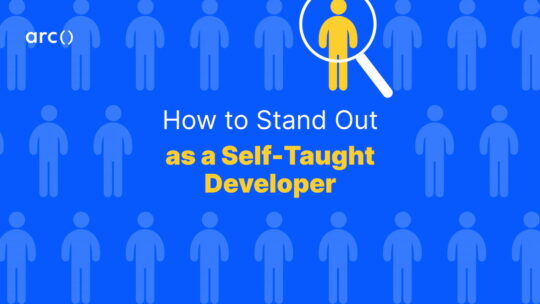 learn how to stand out as a self-taught software developer